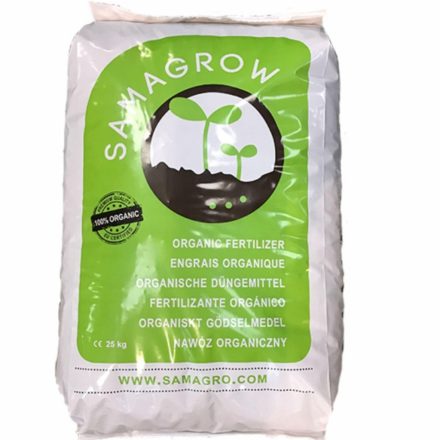 Samagrow szervesanyagot, nyomelemeket és ásványi anyagot tartalmazó szervestrágya-pellet